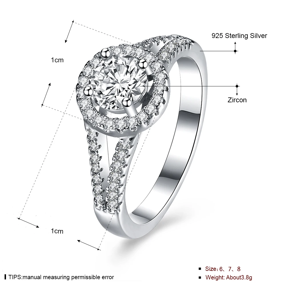 Стерлингового-серебро-ювелирные изделия Настоящее стерлингового серебра 925