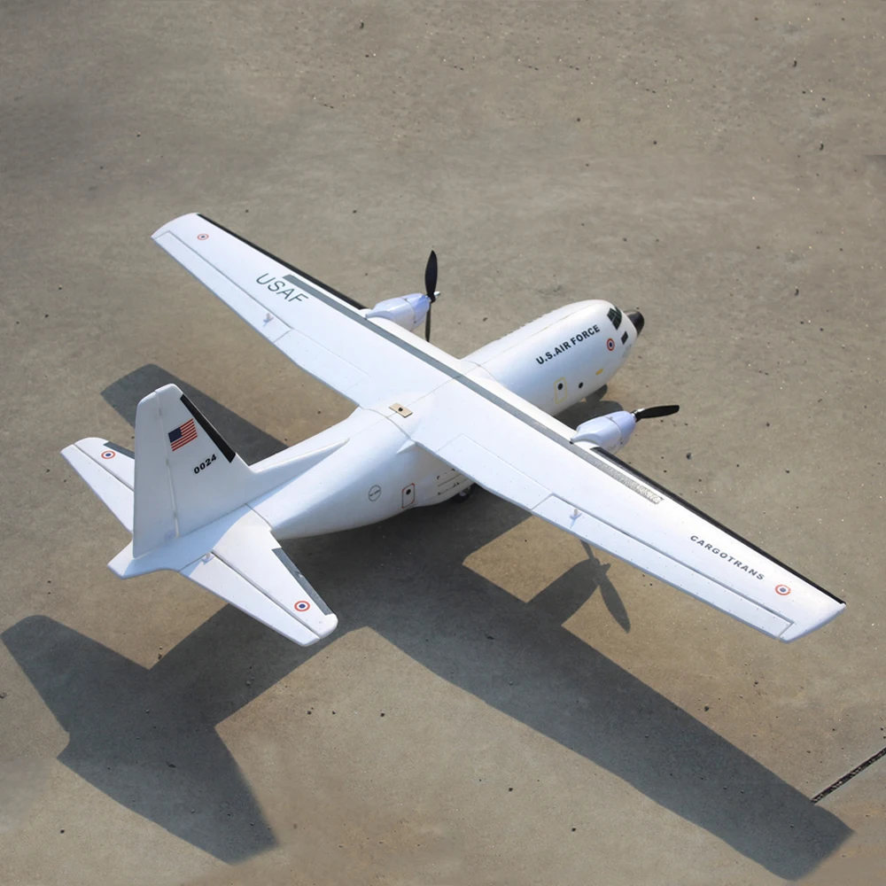 C 160 cargoтранс Твин Геркулес 1120 мм размах крыльев EPOS Warbird транспортный RC самолет