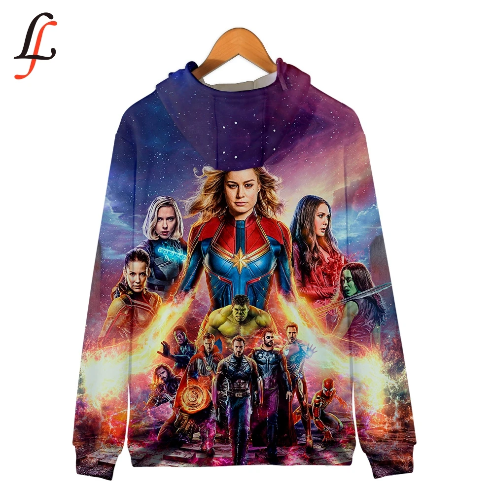 Мужской костюм для косплея Marvel 4 Endgame Quantum Realm толстовка на молнии с капюшоном