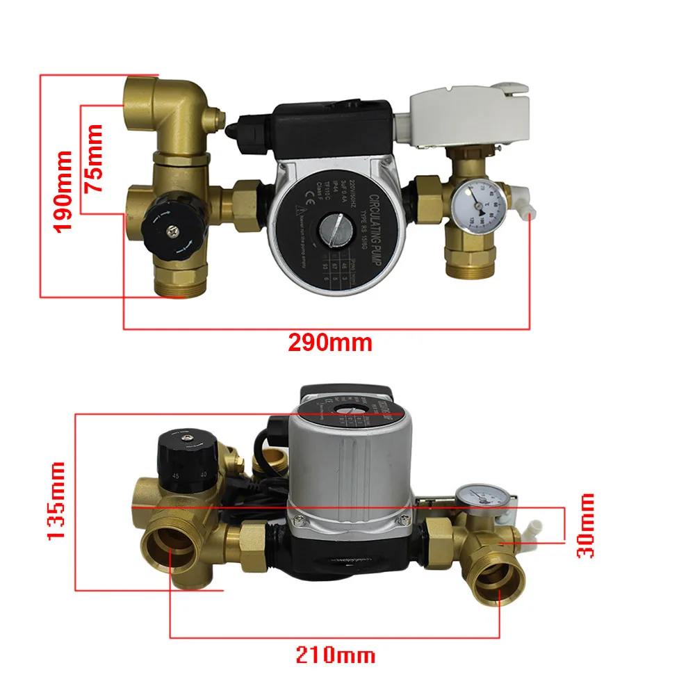 Термостатический насос миксер блендер для водонагрева пола многоуровневый
