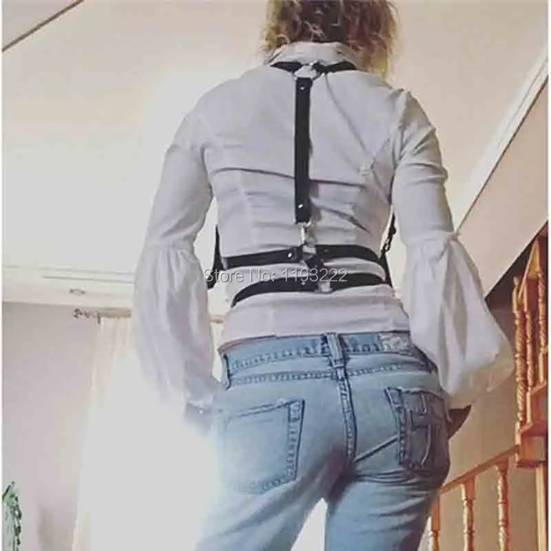 Модный дизайн 100% ручная работа пояс на бретельках|leather harness body bondage|body bondage beltbody |