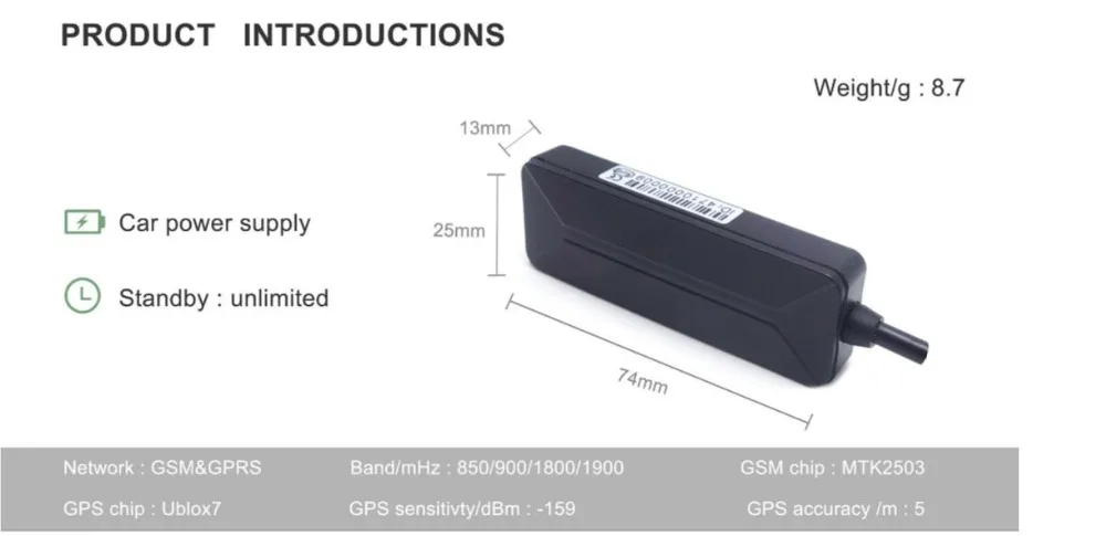 Мини Gps трекер Электрический велосипед LK710 gps с внутренней батареей | Автомобили и