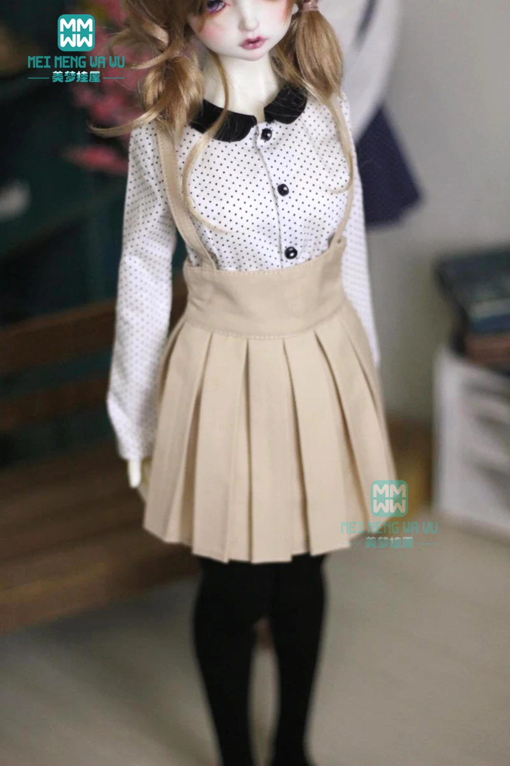 Кукла BJD одежда для 57 60 см 1/3 аксессуары модная рубашка из 5 частей плиссированная