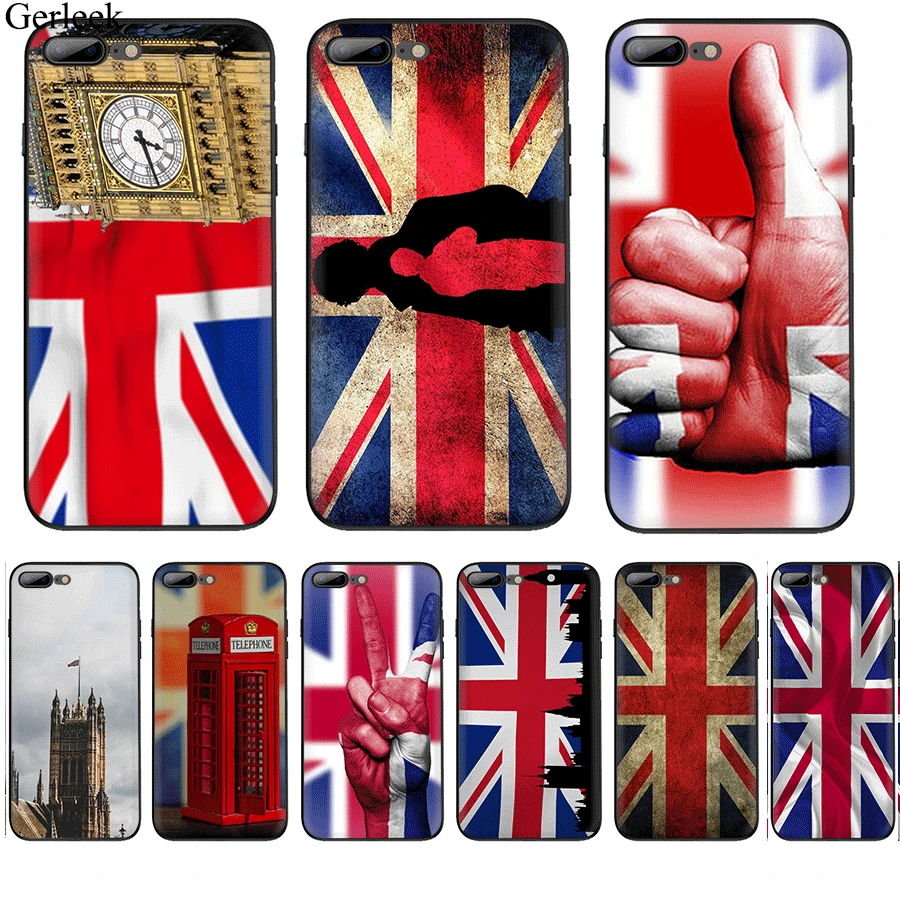 Чехол для мобильного телефона Desxz с британским флагом iPhone 11 Pro X XS Max XR 6 6s 7 8 5 5S