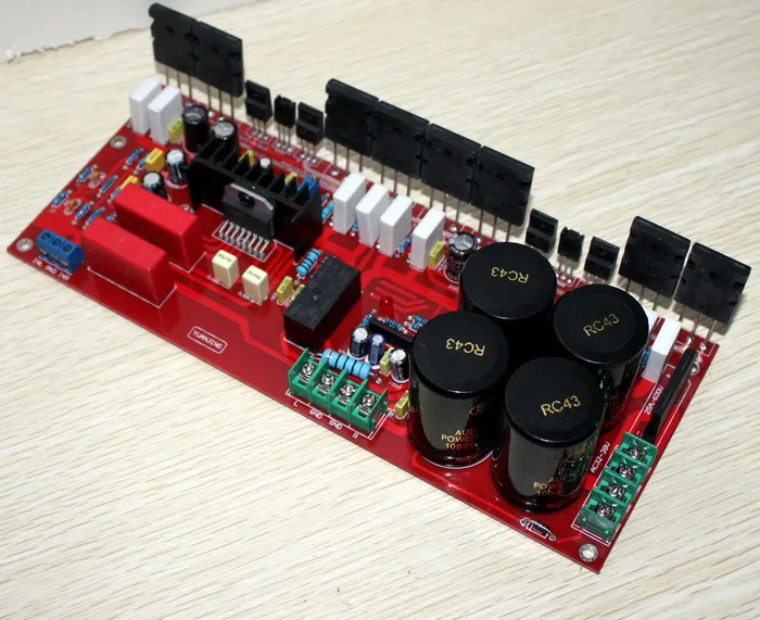 

200W+200W LM4702 + 1943/5200 UPC1237 speaker protection power amplifier board