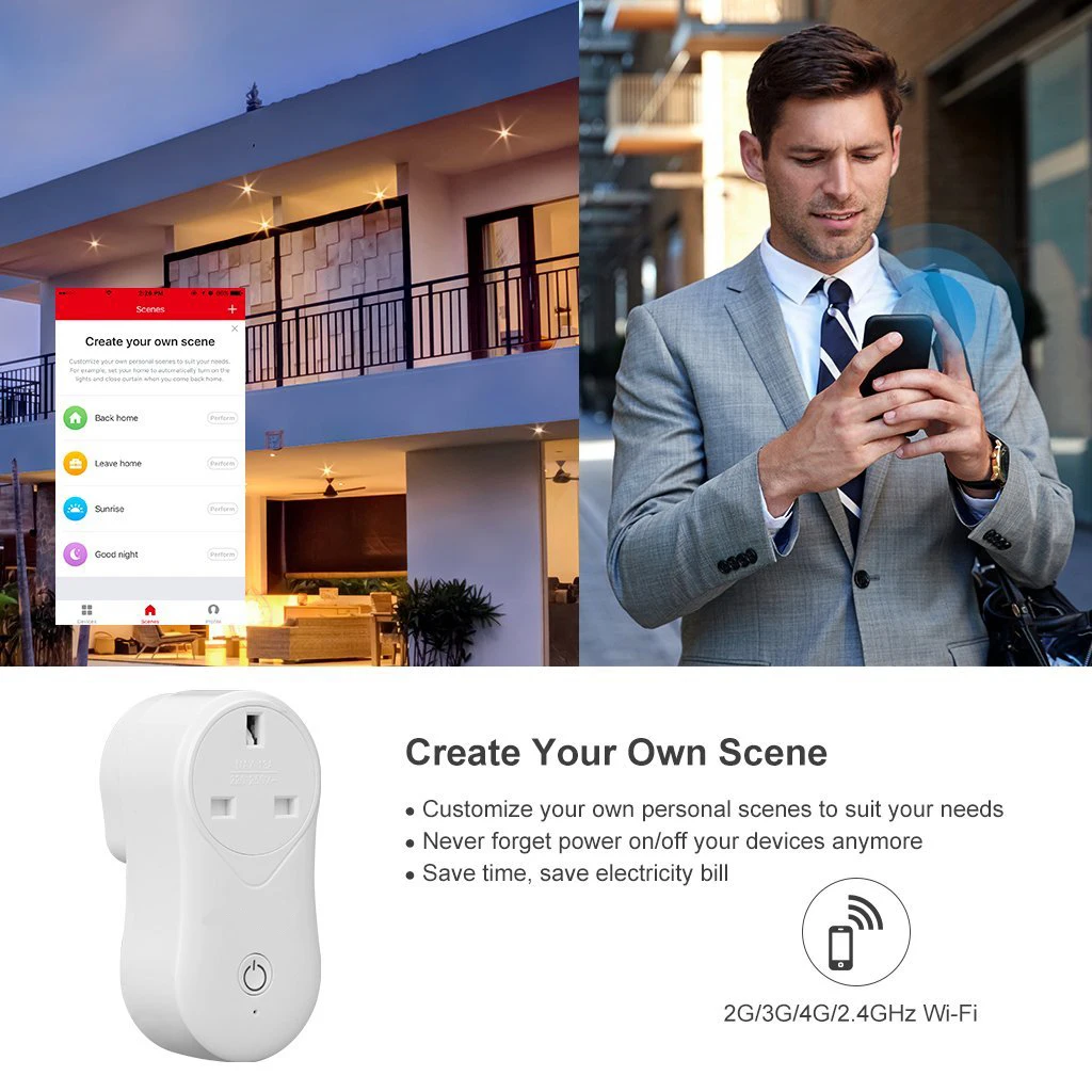 Wi Fi умная розетка с таймером usb портом для зарядки пультом дистанционного