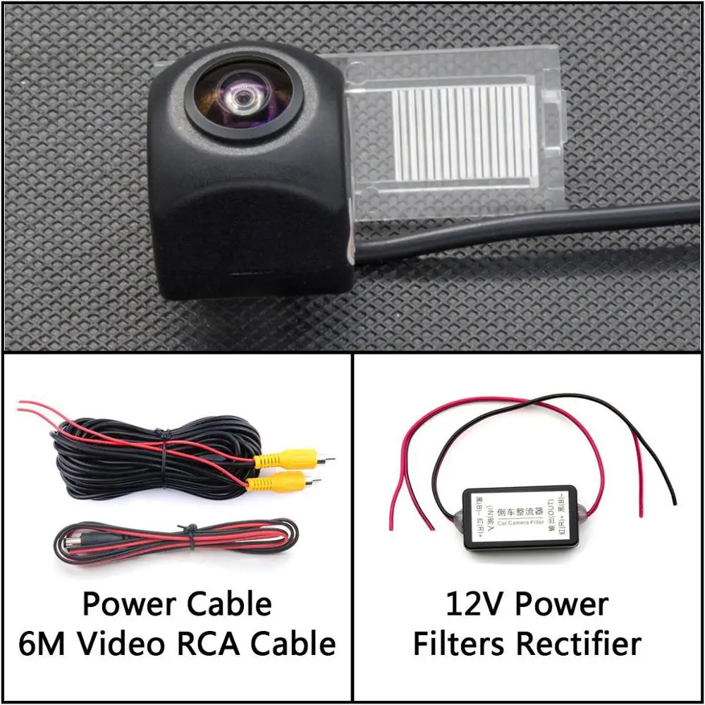 Camera With Filter 175 градусов HD камера заднего вида Камера для peugeot 208 3D/5D хэтчбек 2012- 301/308/408/508/C5/3008/307 хэтчбек - Название цвета: Camera With Filter