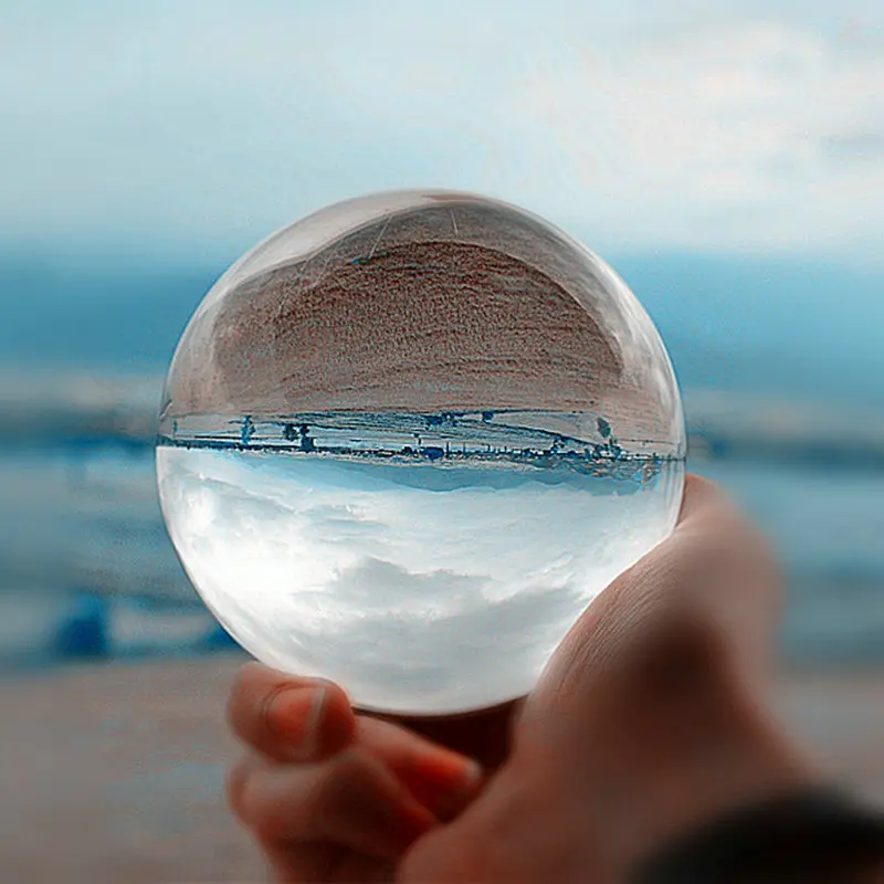 Чистый хрустальный шар magic стекло Сфера, шар фон для фотосъемки вспомогательный декоративные мяч изделие из хрусталя подарок Декор для дома