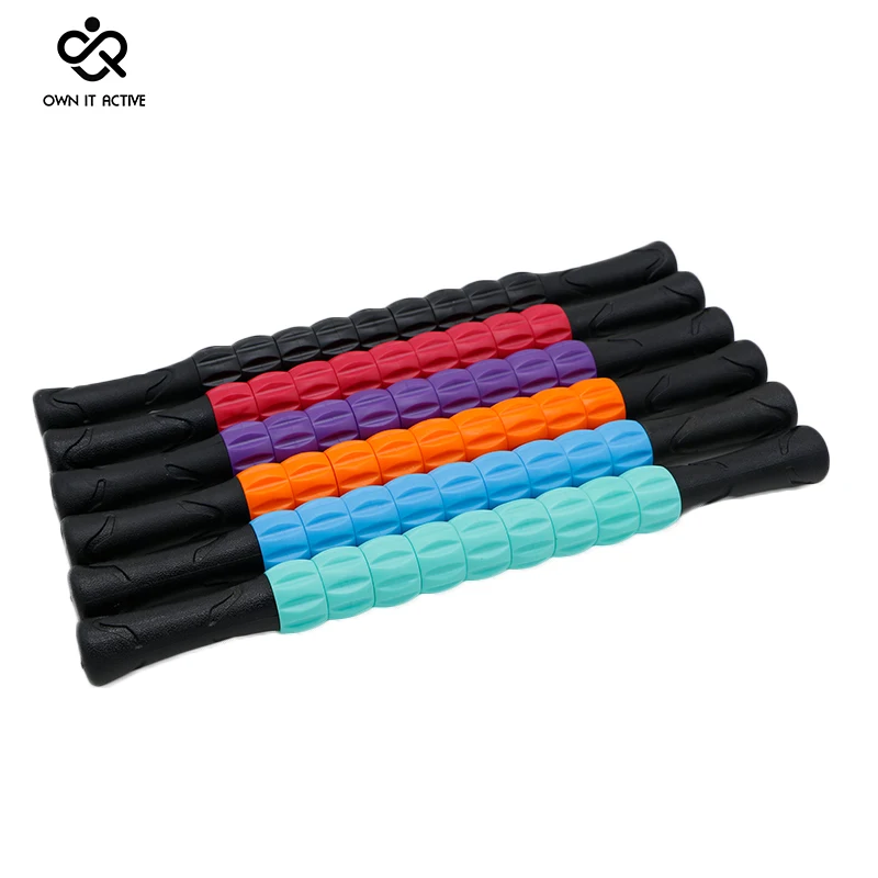 

Yoga Foam Roller Massage 17" Yoga Exercise Roller Leg Muscle Massager Stick Relieve Tool Fitness Eliminate Fat Lose Weight M020