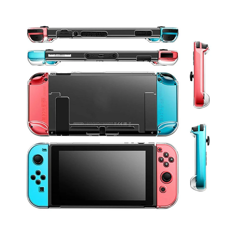 Ультратонкий Прозрачный чехол из поликарбоната для Nintendo Switch NS NX защитный сумка