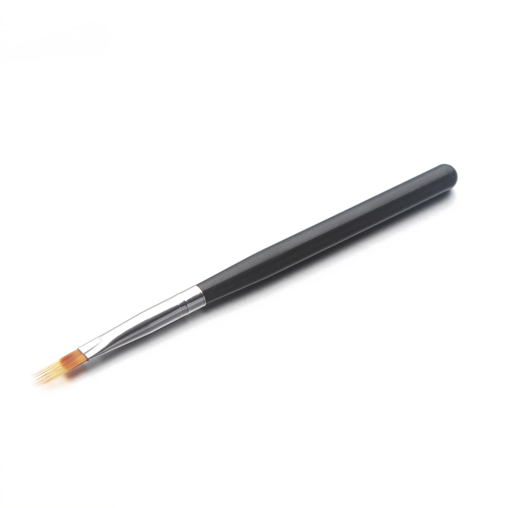 Nail Brush Tools Art Manicure UV Gel Pens Portable Black Handle Color-changing Dentate | Красота и здоровье