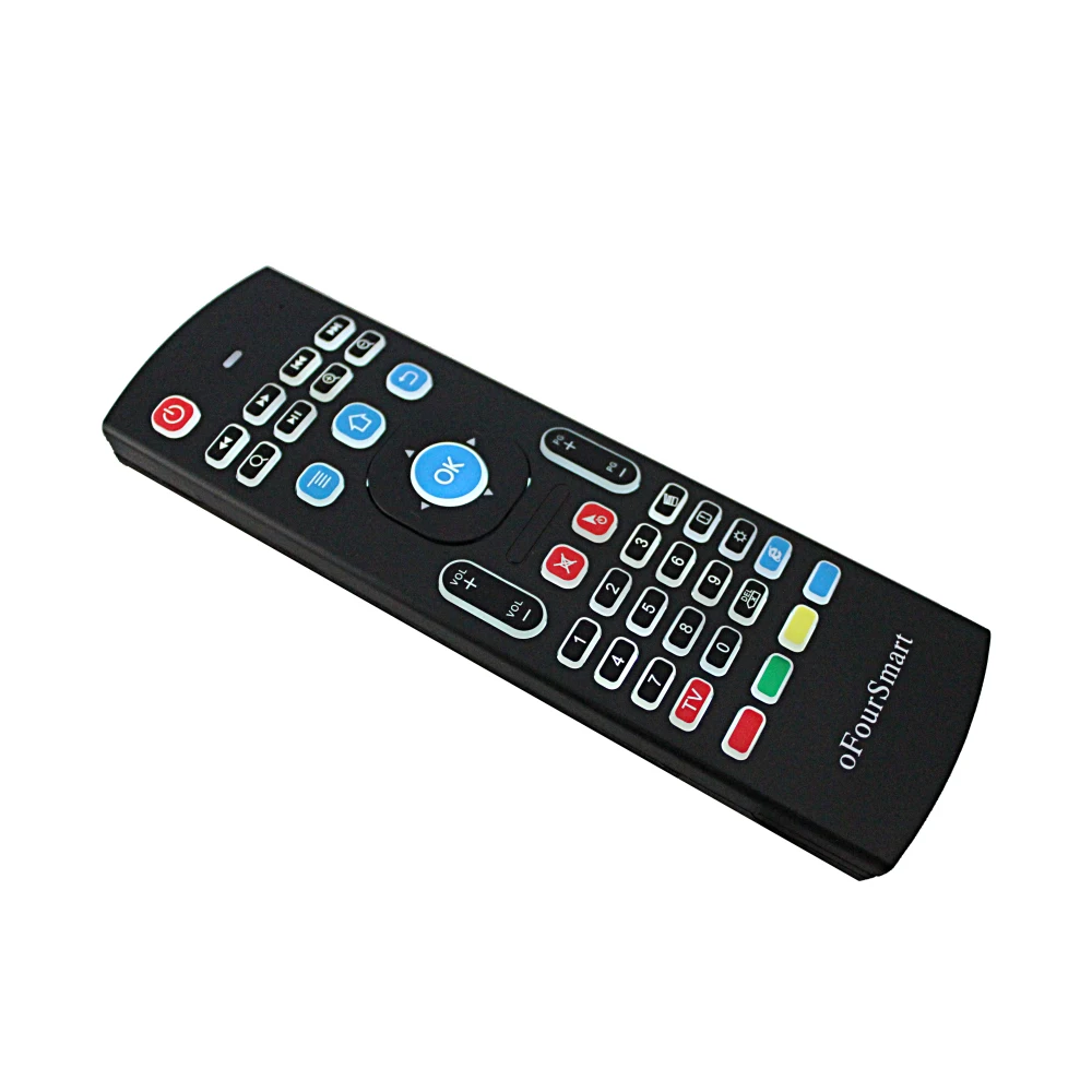 MX3-L Беспроводная Клавиатура Fly Air mouse с подсветкой 2,4G пульт дистанционного управления с подсветкой для Android tv Box проектор IR Learning Fly mouse