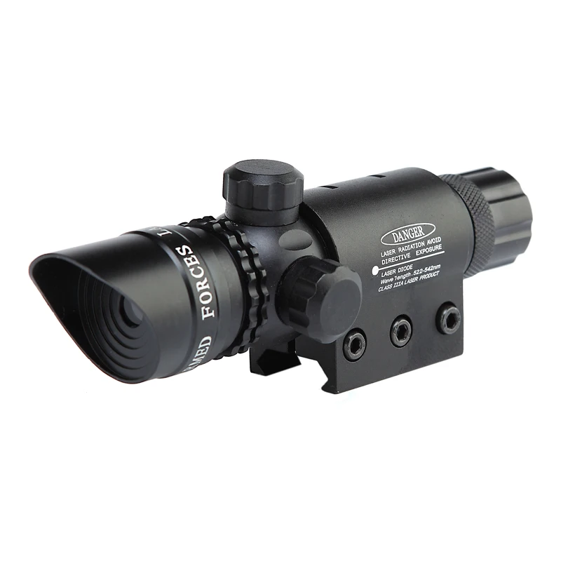 Уличный Тактический лазерный прицел 5 мВт красный зеленый лазер 650 нм осветитель