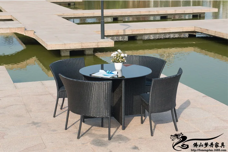 Уличная мебель садовый столик из ротанга и кресла для набора LT10|rattan table|rattan tables and