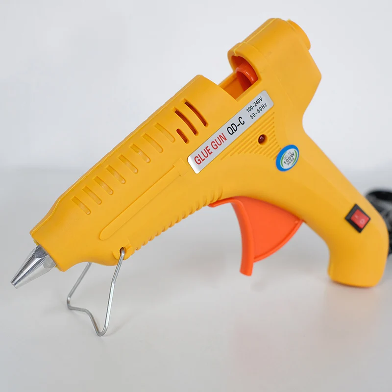 100 Вт DIY инструменты Горячий клеевой пистолет с бесплатными клеевыми палочками