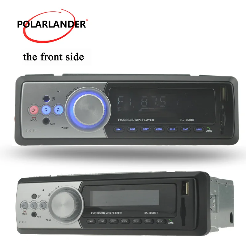 Автомобильный аудио стерео Bluetooth FM приемник 1 DIN MP3 MMC WMA радио плеер USB/SD/MMC