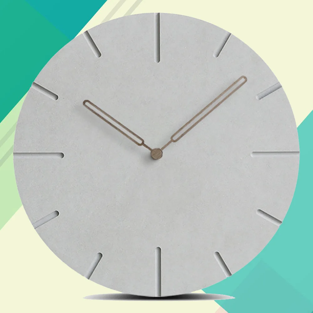Скандинавские бесшумные настенные часы из МДФ современного дизайна