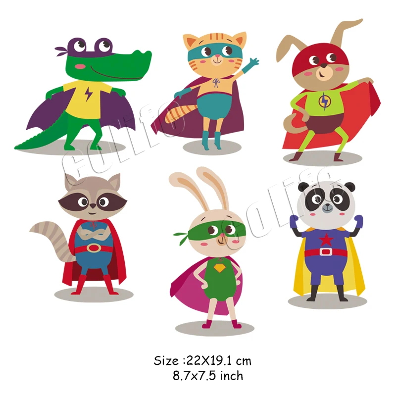 Мультяшная наклейка в форме кролика на одежде креативный Кот Panada для детей