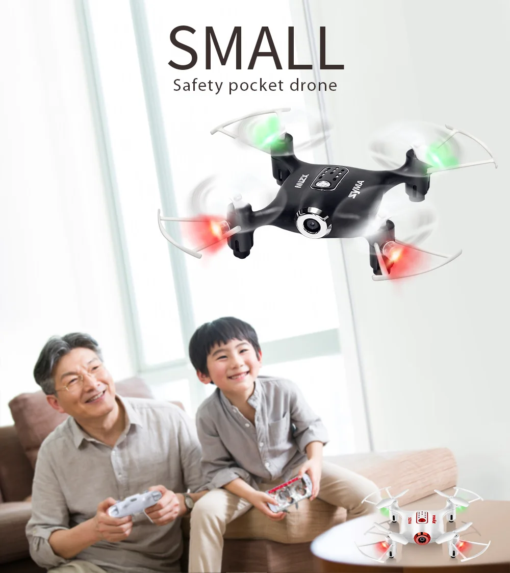 Вертолет SYMA RC X23W fpv-квадрокоптер Wifi передача в реальном времени Безголовый модель Дрон Профессиональный с камерой