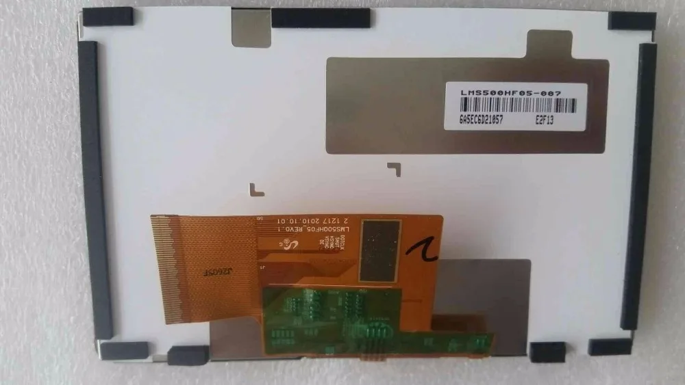 5 дюймов LMS500HF05 LMS500HF06 REV0.2 GPS ЖК-дисплей с сенсорным экраном дигитайзер панель