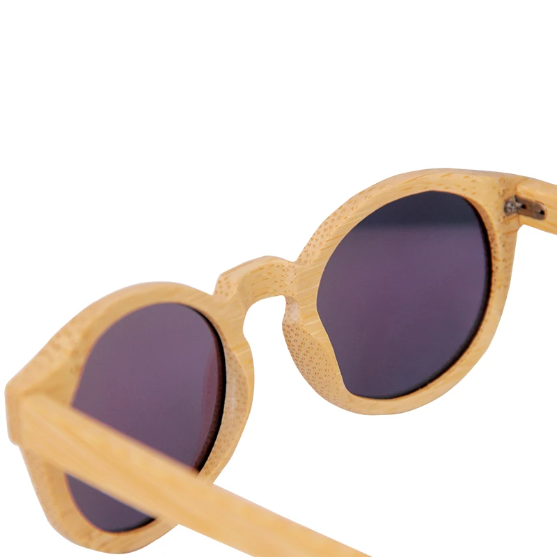 Очки солнцезащитные унисекс поляризационные в бамбуковой оправе пляжные