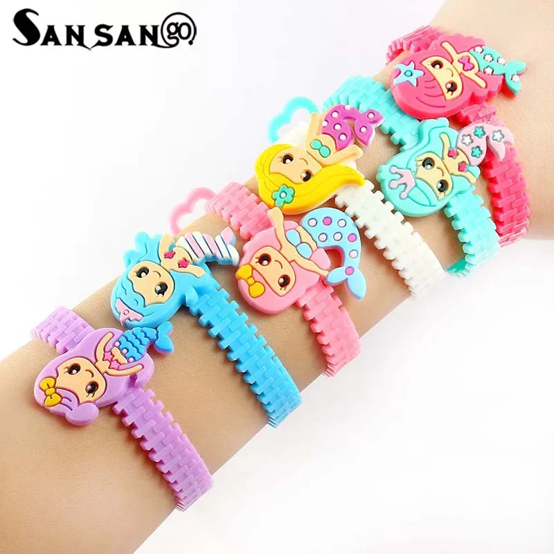 6 шт. детский браслет русалка|Браслеты с шармами| |