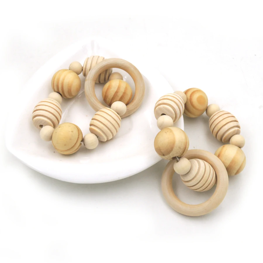 10 шт. Оптовая Продажа подарок для детского душа натуральный сосновый деревянный