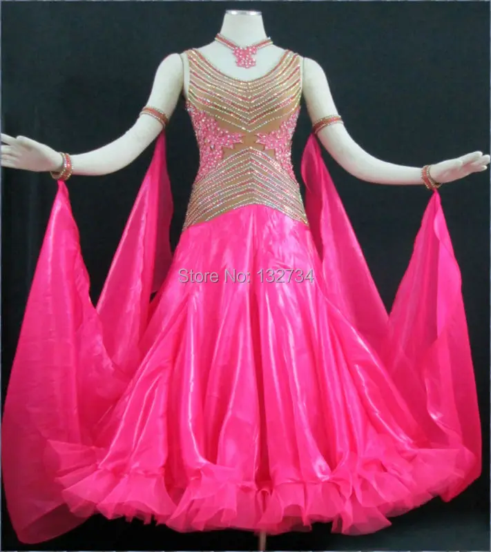 Современные Бальные платья для танго гладкое бальное платье стандартные девочек