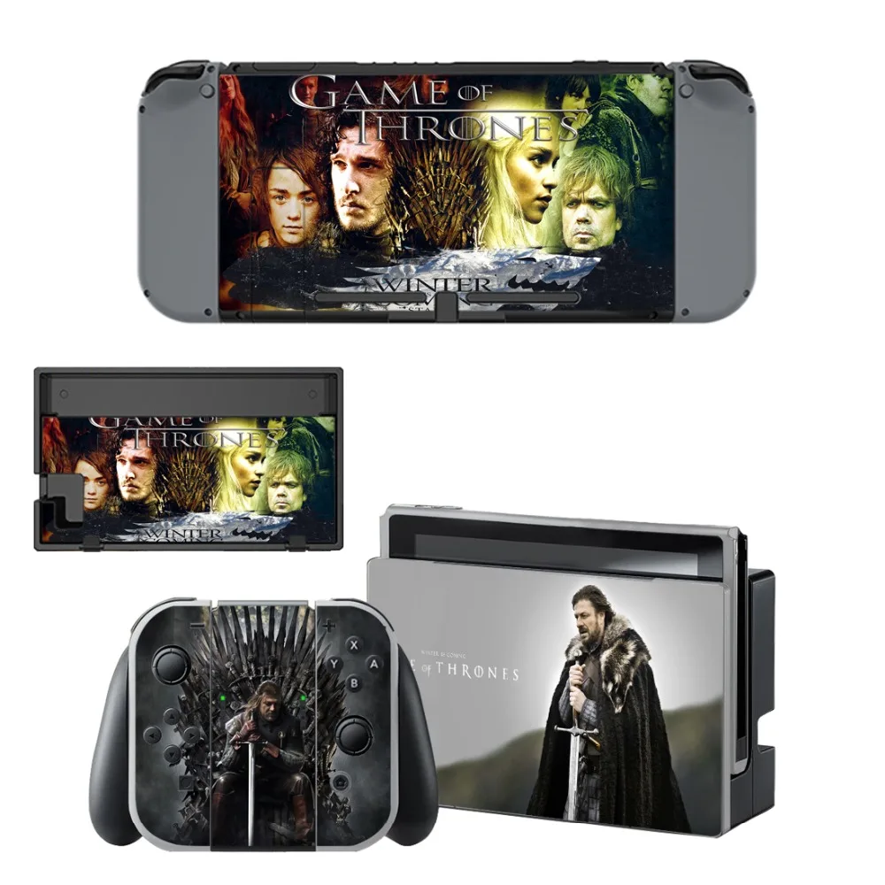 Пленка Для Игры престолов Виниловая наклейка для Nintendo Switch NS консоль + контроллер