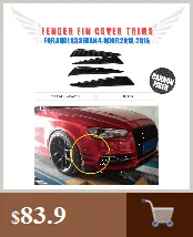 Углеродное волокно передний бампер спойлер подбородка спойлер сплиттеры для Audi S3 седан 4-дверь 2013
