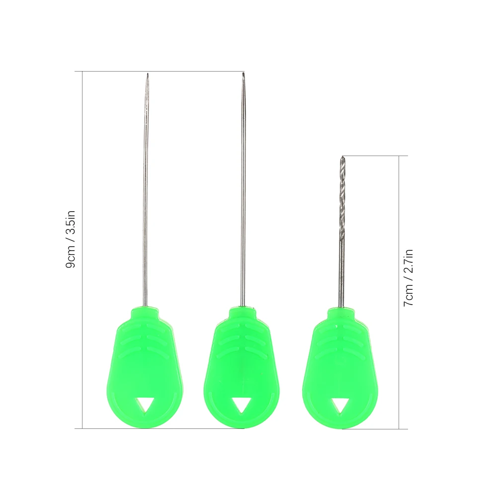 3 шт. игла для приманки бурильщик инструмент из нержавеющей стали утюжок дрель