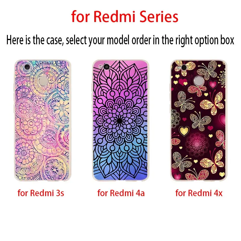 Чехол для телефона для Xiaomi redmi Примечание 8 iPhone 7 6 plus 5 iPad Pro Чехол redmi 7 8 6pro 6a s2 5a 4a 4x y3 5plus 7A Винтаж Мандала с цветочным узором