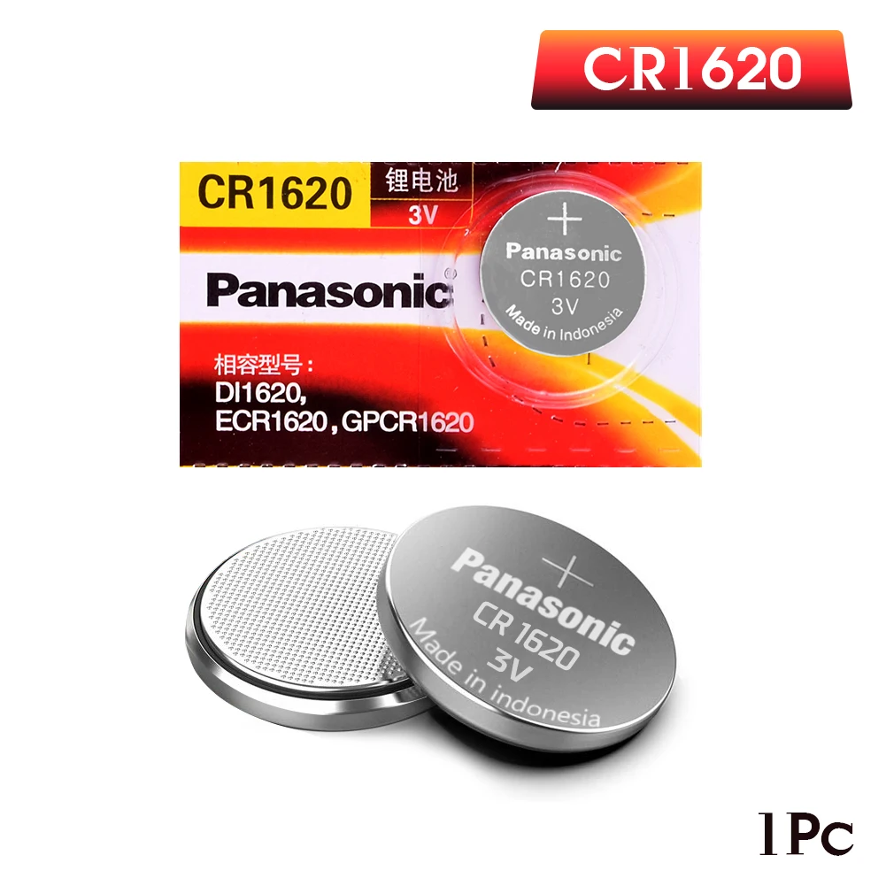 Аккумулятор Panasonic cr1620 1 шт. cr 1620 3 в с кнопками ECR1620 DL1620 5009LC KCR1620 BR1620 LM1620 для часов