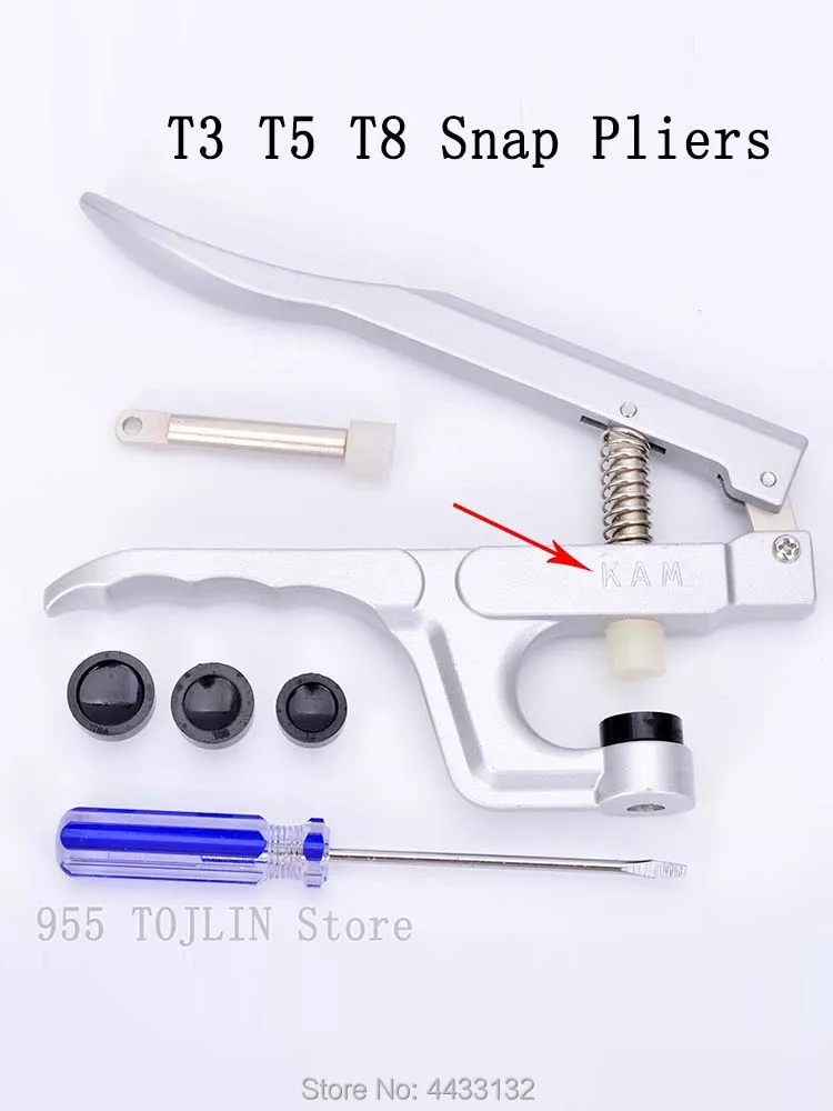 1Pc KAM Snap Pliers Hand Press button Tool T3 T5 T8 diy Clothing Maintenance good helper for the clothing store | Дом и сад