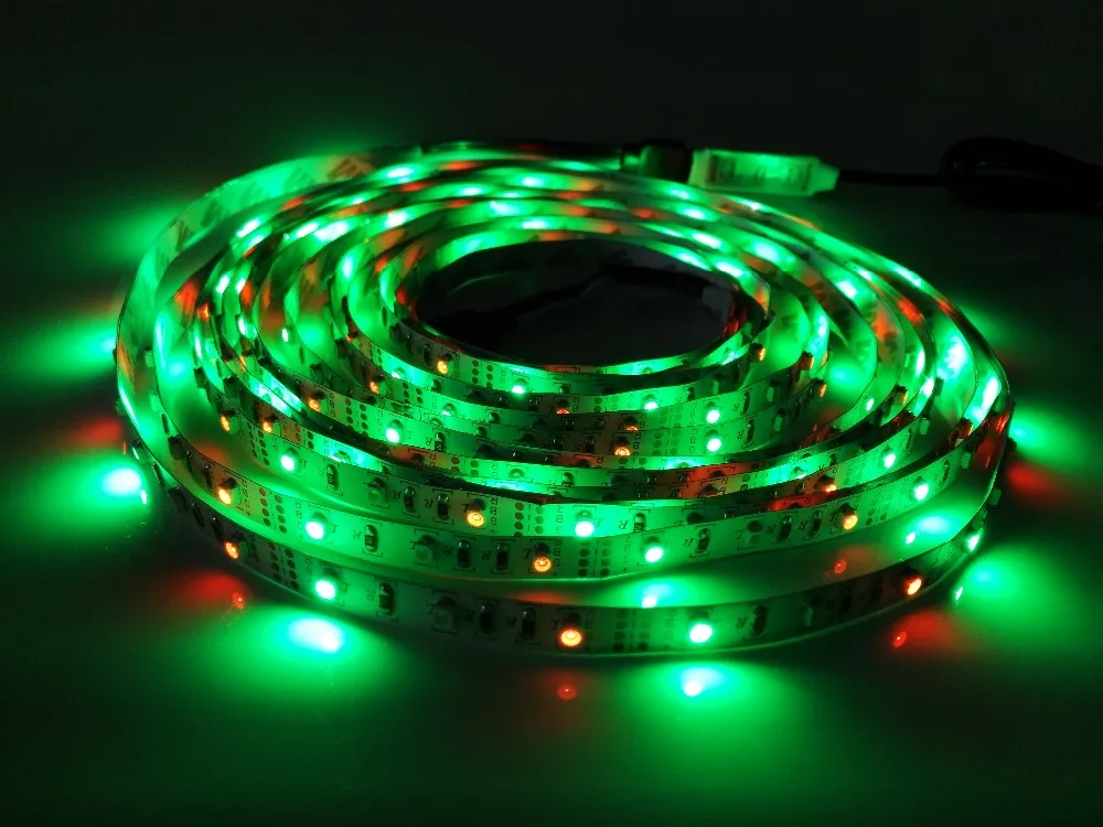 Водонепроницаемый RBG светодиодный светильник 3528 SMD 60 светодиодов/м DC 5 В с USB вилкой питания Рождественская настольная декоративная лампа Светодиодная лента струнная лента