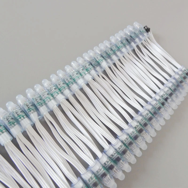 50 шт./лот WS2811 полноцветный светодиодный пиксельный модуль 12 мм IP68