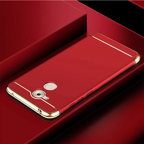 Красный Роскошный защитный чехол 3 в 1 для huawei Honor 6C Pro, чехол для huawei V9 Play, чехол для huawei Honor 6C, чехол для телефона s - Цвет: Красный