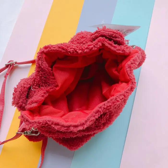 1 шт. милые плюшевые рюкзаки Lotso Kawaii детские плюшевые сумки клубника медведь одна Наплечная Сумка с мультяшным плюшем куклы