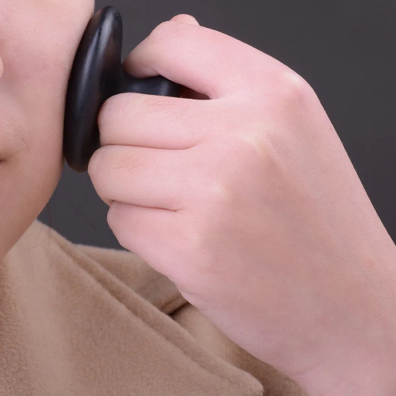 1 шт. массажный камень в форме гриба лава базальтовый горячий для спа-массажа Health99