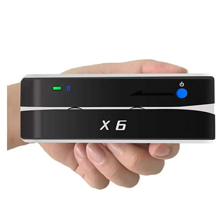 1 шт. Bluetooth USB 3 трека msr X6(BT) vip кард ридер записывающий датчик Мини