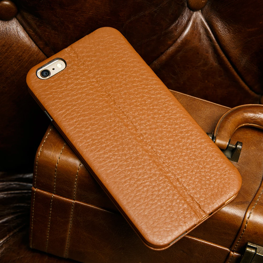 Jisoncase Smart Flip Case for iPhone 6 6s 4.7&quot Cover Phone Genuine Leather Back Plus 5.5 Funda |