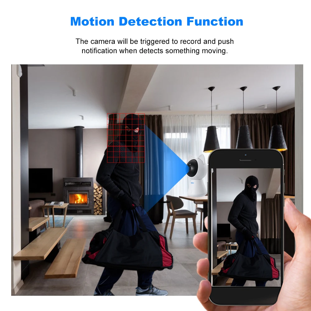 INQMEGA, 1080 P, HD, облачная, Wifi камера, интеллектуальная, с автоматическим отслеживанием, кошка, Китти, IP камера, беспроводная, домашняя, камера безопасности, ночное видение