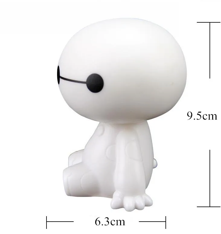 Bobblehead Baymax фигурка автомобиля тире украшения милые качающиеся головы игрушки для автомобиля автомобиль Декор для автомобильной приборной панели воздушный шар интерьер