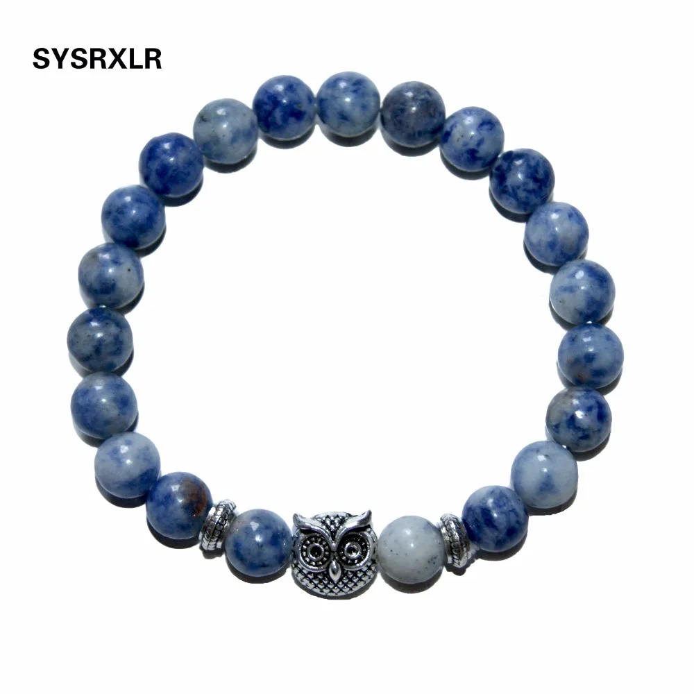 Вулканическая лава с глазами тигра браслет из 19 натуральных камней украшенный