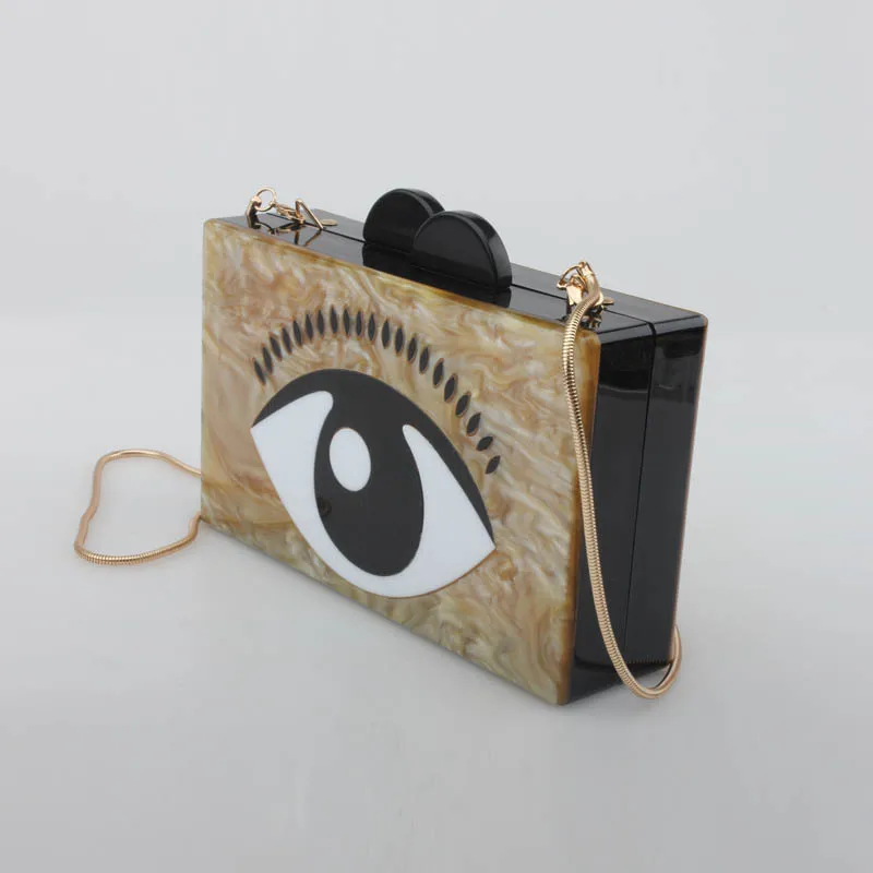 Акриловая коробка клатч роскошная женская сумка из лакированного ПВХ блестящая