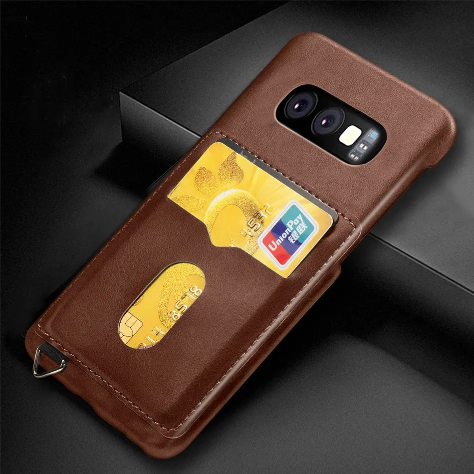 Чехол для samsung Galaxy S8 S9 S10 Plus S7 Edge чехол задняя крышка для samsung S10 Plus S10e Note 9 8 S7 Edge слот для карт чехол