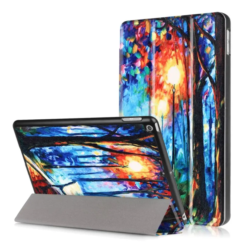 D Магнитный кожаный умный чехол для Apple, iPad 9,7 5-го поколения A1954 Coque Capa Funda - Цвет: D