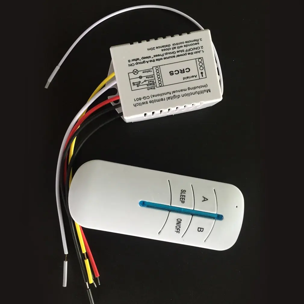Multifunctional Remote Control Switch Wireless Digital Lamp Light Sale | Обустройство дома