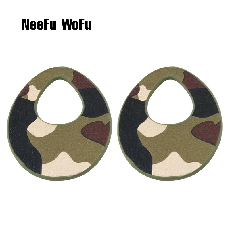 

NeeFu WoFu Earring flash Leather Alloy Drip Large Long Water Drop Big Earrings Woman stick Brinco Ear Oorbellen Christmas Gift