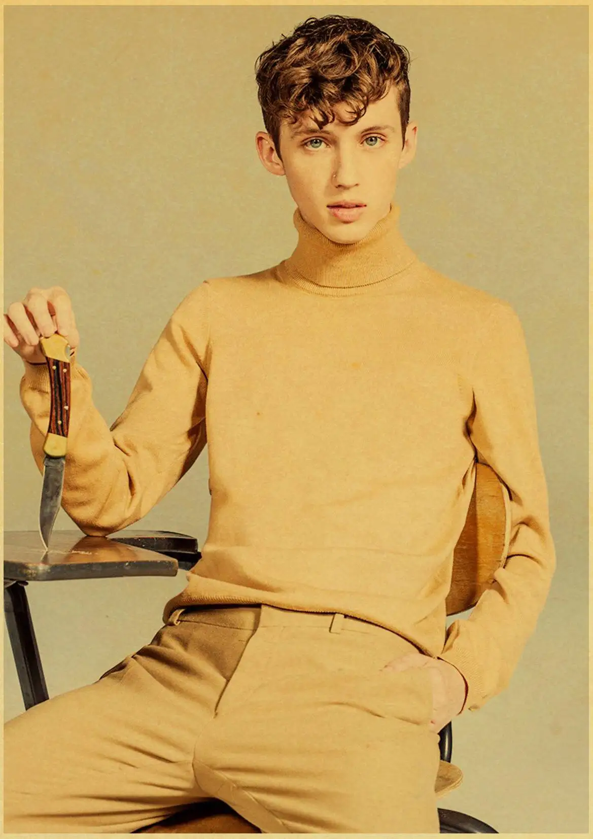 Австралия певец Troye Sivan альбом фото ретро постер ВИНТАЖНЫЙ ПЛАКАТ настенный Декор для дома Бар Кафе для детской комнаты - Цвет: D142